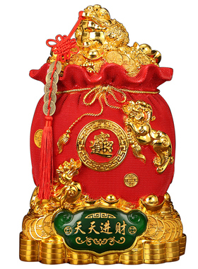 吉善堂日进斗金树脂收银台