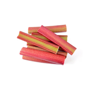 云南新鲜大黄茎Rhubarb低脂蔬菜中西餐甜点糕点沙拉酸甜果酱大黄
