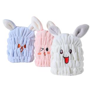 洁丽雅儿童干发帽超强吸水速干加厚女浴帽宝宝包头巾女童干发毛巾