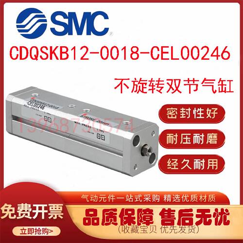 一  杆不旋转双节气缸CDQSKB12-0018-CEL00246进口品质 非标可定