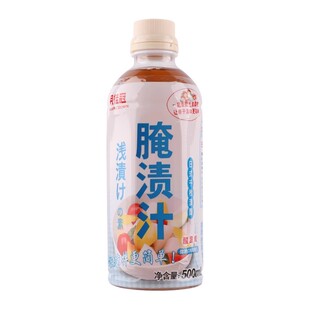 月桂冠腌渍汁腌渍醋500ml腌菜汁日式腌菜素泡菜昆布高汤凉菜咸菜