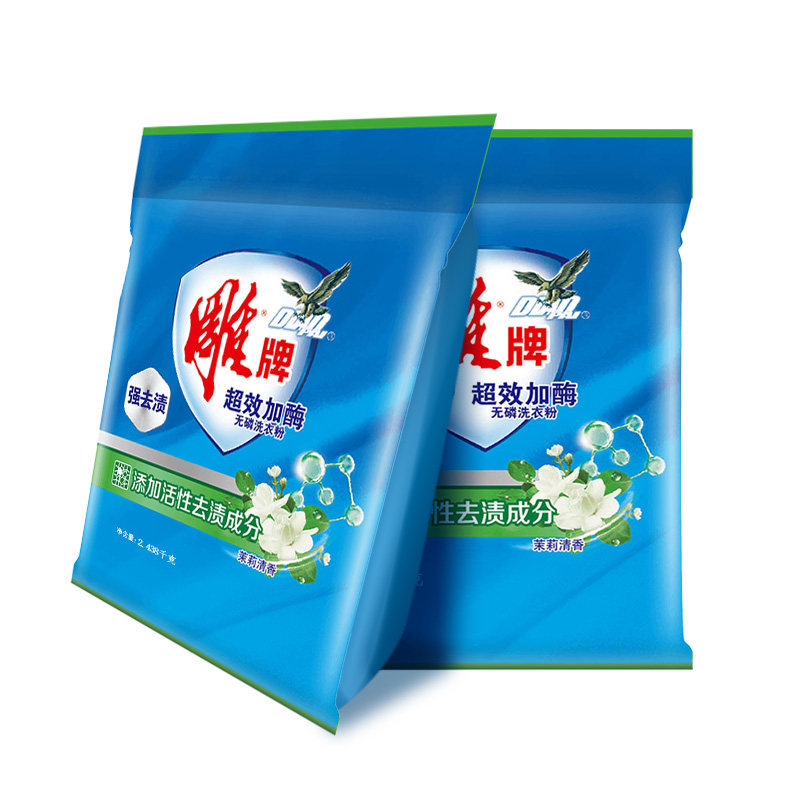 超效加酶去渍护色洁净洗衣粉雕牌