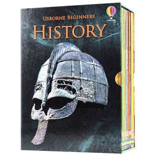 Usborne Beginners History 尤斯伯恩初学者系列 历史10册盒装 儿童英语科普 百科读物 6-9岁 儿童课外读物 英文原版进口图书