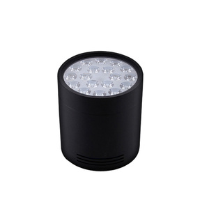 明装筒灯led圆形桥架简灯走廊过道桶射灯免打孔店铺吊线聚光吸顶7