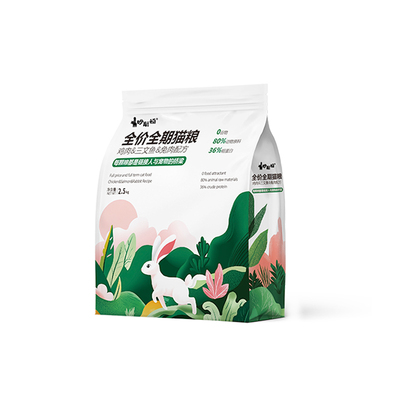 猫粮冻干鲜兔肉三文鱼配方