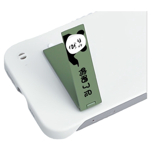 蘑菇头搞怪创意金属折叠手机支架百家姓桌面隐形新款通用便携可爱背贴创意