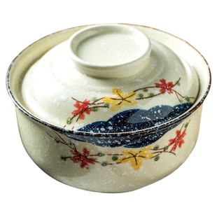 特别好看的汤面碗6寸碗釉下彩餐具泡面碗陶瓷大碗汤盆日式拉面碗