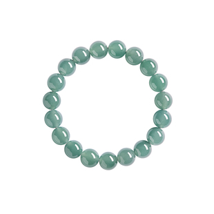 庆祥泰天然蓝水翡翠冰种手串官方旗舰店女士玉石手链送礼物女款