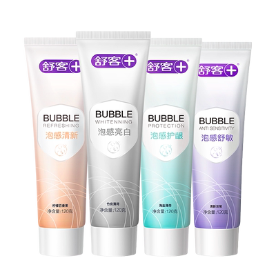 舒客美白清新口气含氟牙膏