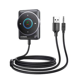 绿联车载蓝牙接收器5.4aux音频线连接汽车usb老音响转换无线音质