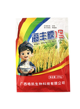 水稻种海丰糯1号糯谷产量口感好