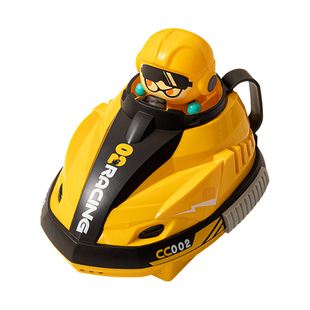 儿童亲子遥控碰碰车玩具3-6岁男女孩生日礼物跑跑卡丁车双人对战4