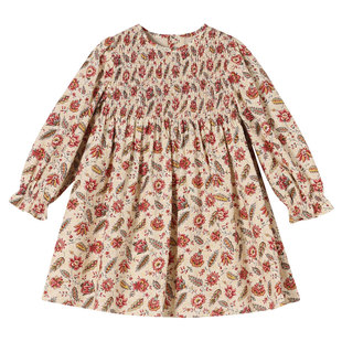 允儿妈春季新款小众针织假领子碎花连衣裙套装女孩气质波点公主裙