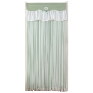 门帘隔断帘蕾丝纱帘2026新款高档防蚊隐私防窥遮挡帘女生卧室夏季