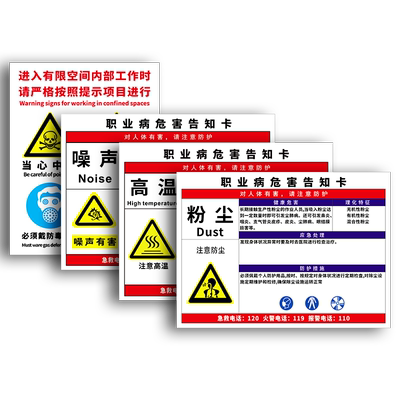 中控室安全风险点告知牌PVC防水