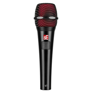 sE V7 PTT 专业手持动圈麦克风舞台歌手演出吉他弹唱直播采访话筒