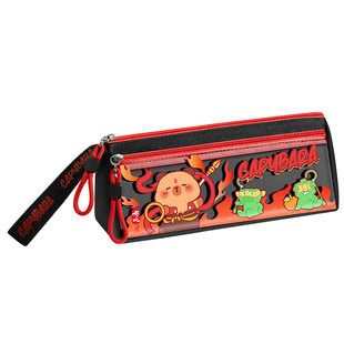 卡通笔袋男女孩2025新款大容量铅笔盒小学生1-6年级女生文具袋文具盒简约款卡皮巴拉高颜值铅笔袋初中生专用