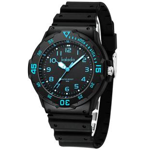 手表男青少年潮流防水防摔初中高中小学生儿童运动夜光橡胶指针式