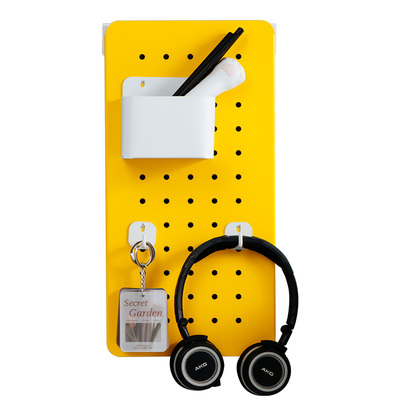 桌面洞洞板置物架办公室格子悬挂