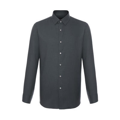 Satchi高端浅灰色莫代尔衬衫