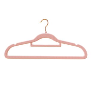 植绒衣架家用挂衣无痕衣柜收纳神器加大加粗衣服架子宿舍衣服撑子