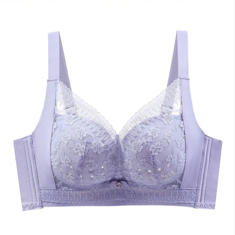 乳胶薄杯洞洞杯内衣女聚拢上托收副乳透气不空杯无钢圈文胸罩8832