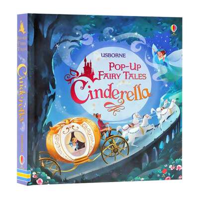 Usborne Pop-Up Fairy Tales: Cinderella 立体童话书：灰姑娘进口原版英文书籍
