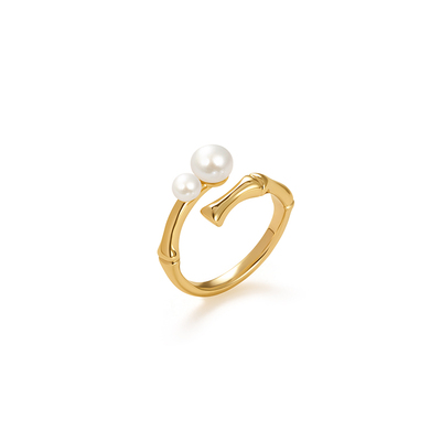 安铂洛利淡水珍珠戒指女