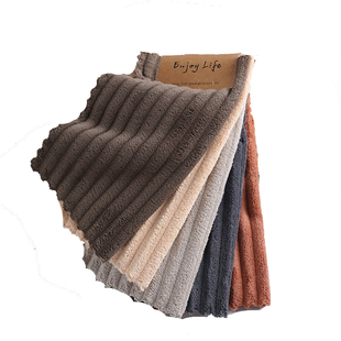 深色多种保洁家政抹布珊瑚绒小方巾素色吸水家用抹布擦手巾五条装