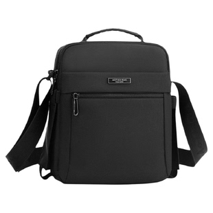 2025双侧可插水杯雨伞的男式防泼水牛津布手提单肩斜挎平板逛街包