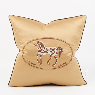 高端北欧风轻奢抱枕客厅沙发靠垫大靠背酒店床上睡觉靠枕套不含芯