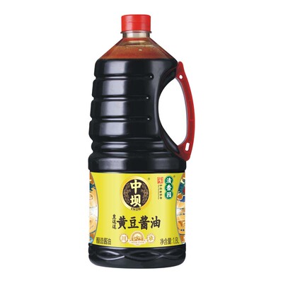 清香园中坝黄豆酱油2.06kg家用酿造生抽大瓶增香上色传统酱油调料