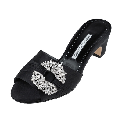 ManoloBlahnik休闲拖鞋穆勒鞋女