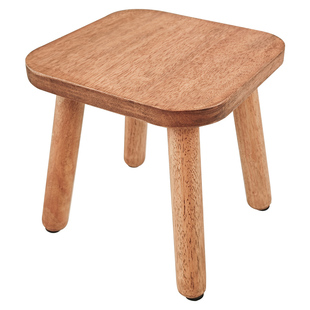实木小凳子家用矮凳原木板凳卫生间小凳子简约小圆凳客厅木头凳子