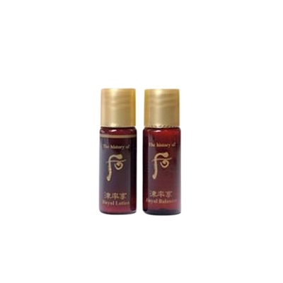 韩国直邮The history of whoo后津率享水+乳小样清爽滋润保湿补水