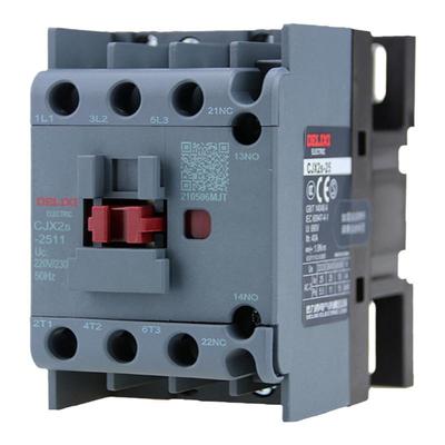 德力西CJX2s-2511交流接触器220V三相380V 36V 24V单相银合金触点