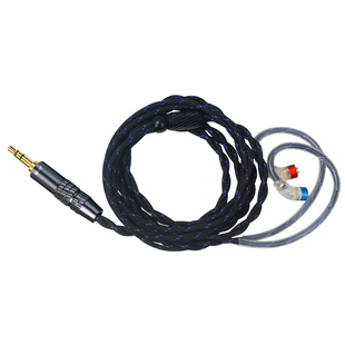 CVJ-ls200-S双股镀银耳机升级线0.78/2pin s款可换音频插头4.4mm