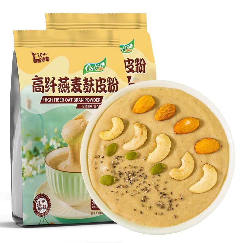 燕麦麸皮正品原味营养代餐品牌粉