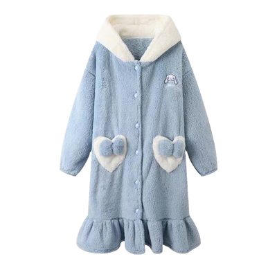 可外穿秋冬季保暖家居服睡衣女童