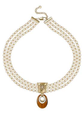 Riotlily/艾特里里金钱豹新年系列项链女款礼物珍珠高端简约