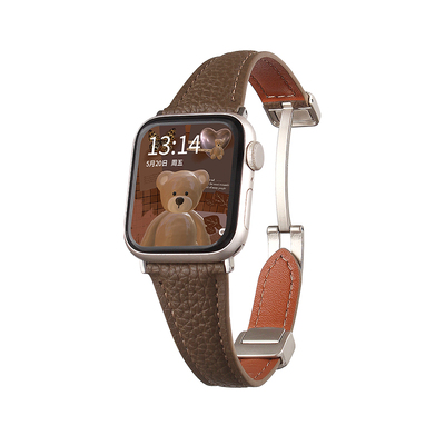 学长家新款荔枝纹小蛮腰磁吸表带