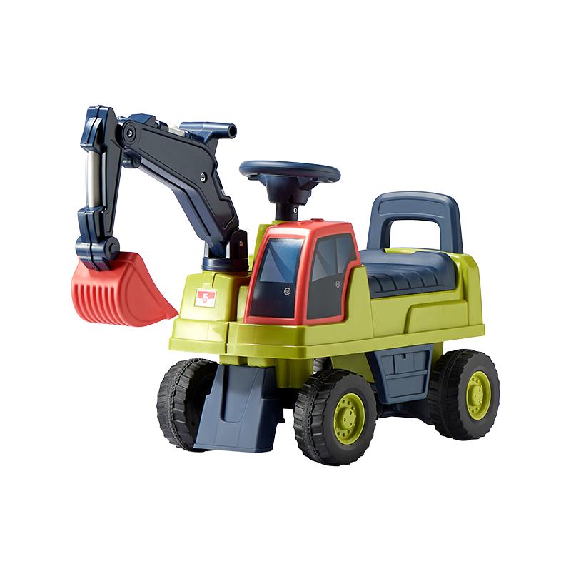 babycare兒童工程車挖掘機(jī)可坐人1-3歲男女寶寶玩具車滑行學(xué)步車