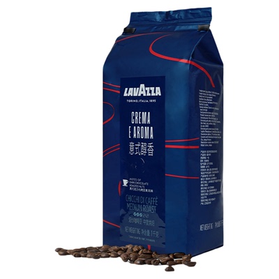 LAVAZZA拉瓦萨经典意式咖啡豆中深烘1kg拼配醇香特浓新鲜烘焙商用