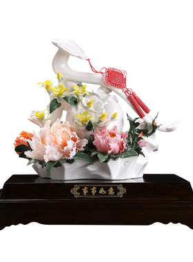 东方泥土德化陶瓷事事如意摆件