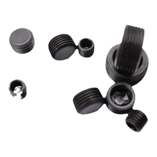 12.9级内六角止付螺丝 PG1.5牙公制喉塞 实心通孔止付螺丝