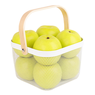 晶华加重仿真水果模型餐厅样板房布置苹果摆件蛇果青苹果特大苹果