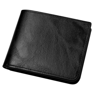 钱包男士短款拉链轻薄真皮质感复古简约大学生卡包驾驶证零钱皮夹