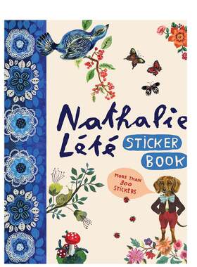 法国艺术家NathalieLété贴纸书可拍多册英文贴纸书进口原版书精装Nathalie Lété Sticker Book Nathalie Lété Art