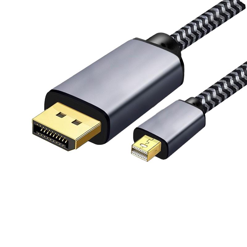 也仁主动式迷你mini dp转dp/hdmi/dvi转换线电脑同屏显示器投屏线