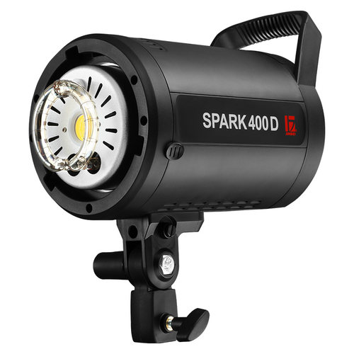 金贝摄影灯SPARK400W四代影室闪光灯套装摄影棚补光灯室内人像服装证件照肖像照打光灯电商产品拍摄照相器材